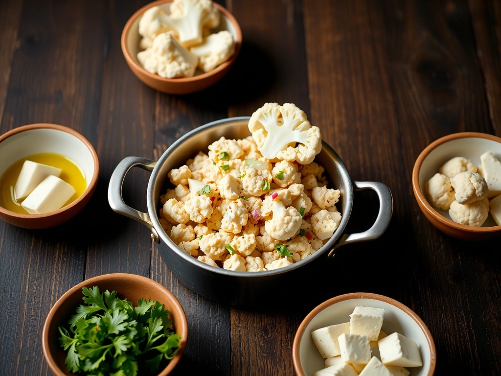 5 Zutaten Baukasten Blumenkohl Pfanne